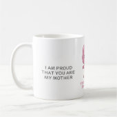 Cartoon Pig Muttertag Kaffeetasse (Links)