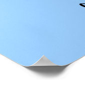 Cartoon Pig Poster (Ecke)