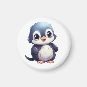 Cartoon Pinguin-Abbildung Magnet