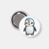 Cartoon Pinguin-Abbildung Magnet (Vorderseite/Rückseite)