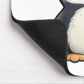 Cartoon Pinguin-Abbildung Mousepad (Ecke)