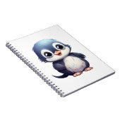 Cartoon Pinguin-Abbildung Notizblock (Rechte Seite)