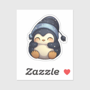 Cartoon Pinguin Aufkleber