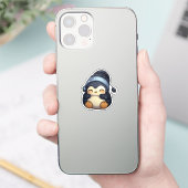 Cartoon Pinguin Aufkleber (Telefon)