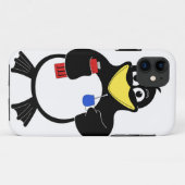 Cartoon Pinguin Case-Mate iPhone Hülle (Rückseite (Horizontal))