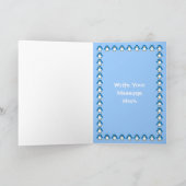 Cartoon Pinguin Geburtstagskarte Karte (Innenseite)