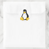 Cartoon Pinguin Sticker (Tasche)
