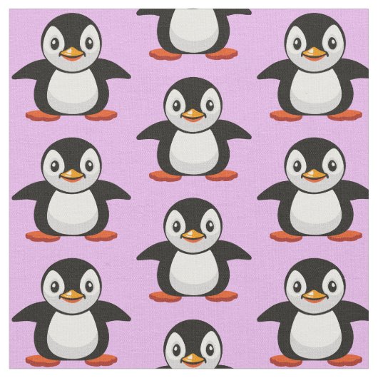 Cartoon-Pinguin Stoff (Nahaufnahme)