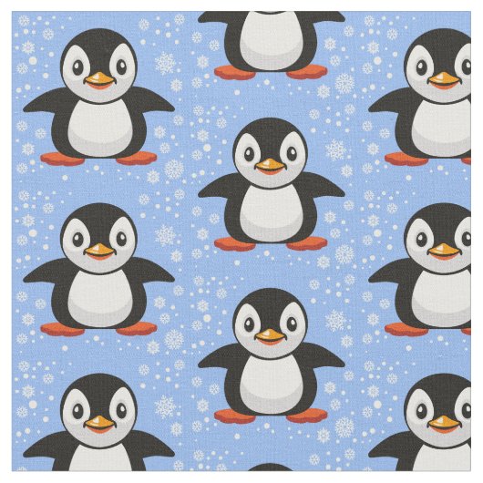 Cartoon-Pinguin Stoff (Nahaufnahme)