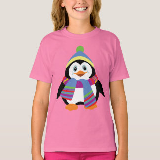 Cartoon Pinguin T-Shirt