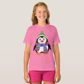 Cartoon Pinguin T-Shirt (Vorne ganz)