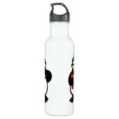 Cartoon Pinguin Trinkflasche (Rückseite)