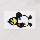 Cartoon Pinguin Visitenkarte (Rückseite)