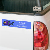 Cartoon Piranha Autoaufkleber (Auf Lkw)