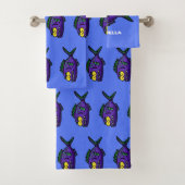 Cartoon Piranha Badhandtuch Set (Insitu)