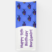 Cartoon Piranha Banner (Vertikal)