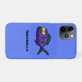 Cartoon Piranha Case-Mate iPhone Hülle (Rückseite (Horizontal))