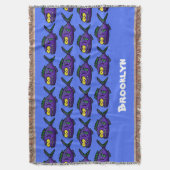 Cartoon Piranha Decke (Vorderseite Vertikal)