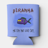 Cartoon Piranha Dosenkühler (Rückseite)