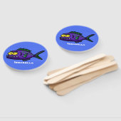 Cartoon Piranha Fächer (Non-assembled)