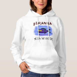 Cartoon Piranha Hoodie