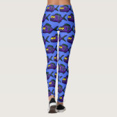 Cartoon Piranha Leggings (Rückseite)