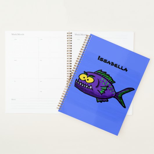 Cartoon Piranha Planer (Anzeige)