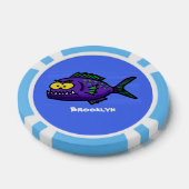 Cartoon Piranha Pokerchips (Einzeln)