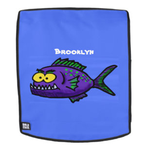 Cartoon Piranha Rucksack