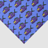 Cartoon Piranha Seidenpapier (Ausschnitt)