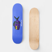 Cartoon Piranha Skateboard (Vorderseite)