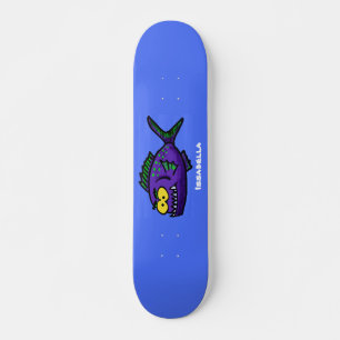 Cartoon Piranha Skateboard