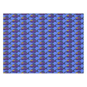 Cartoon Piranha Tischdecke (Vorderseite (Horizontal))