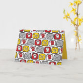 Cartoon Pirate / Skeleton Skulls & Bones Spaß Kind Karte (Gelbe Blume)