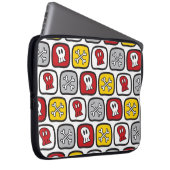 Cartoon Pirate / Skeleton Skulls & Bones Spaß Kind Laptopschutzhülle (Vorne Rechts)