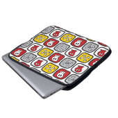 Cartoon Pirate / Skeleton Skulls & Bones Spaß Kind Laptopschutzhülle (Vorne Knopf)