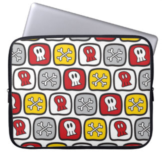Cartoon Pirate / Skeleton Skulls & Bones Spaß Kind Laptopschutzhülle
