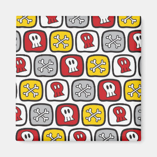 Cartoon Pirate / Skeleton Skulls & Bones Spaß Kind Magnet