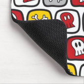 Cartoon Pirate / Skeleton Skulls & Bones Spaß Kind Mousepad (Ecke)