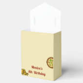 Cartoon Pizza Party Geburtstag Geschenkschachtel (Geöffnet)