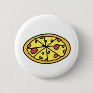 Cartoon-Pizza-Süsse-Knopf Button
