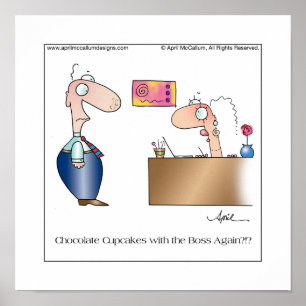 Cartoon-Plakat BROWNS NOSER Poster