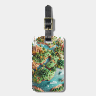 Cartoon Planet Gepäckanhänger