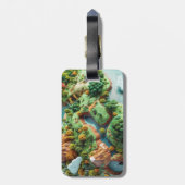 Cartoon Planet Gepäckanhänger (Rückseite vertikal)