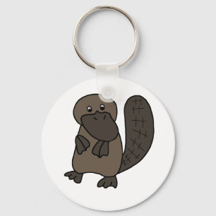 Cartoon Platypus Schlüsselanhänger