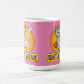CARTOON PLAYER CAT KAFFEETASSE (Mittel)