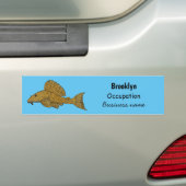 Cartoon Pleco Autoaufkleber (Auf Auto)