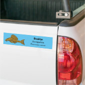 Cartoon Pleco Autoaufkleber (Auf Lkw)