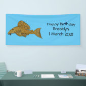 Cartoon Pleco Banner (Messe)