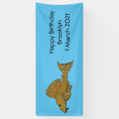 Cartoon Pleco Banner (Vertikal)